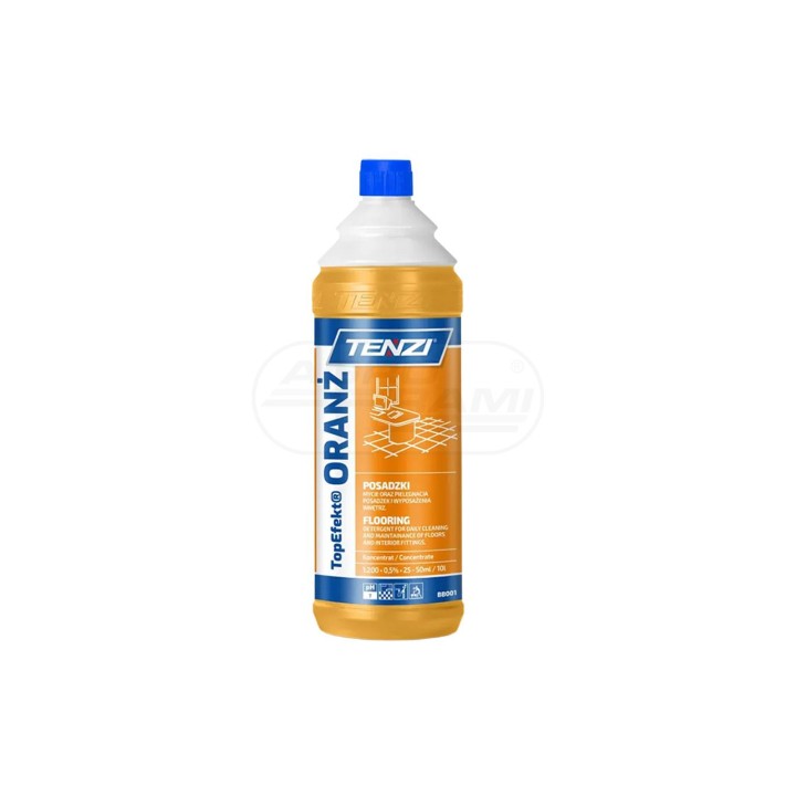 Płyn do mycia płytek, paneli, parkietu, mebli-Topefekt Oranż TENZI 1 L B-01/001