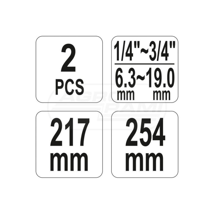 Szczypce do opasek samozaciskowych YT-0645