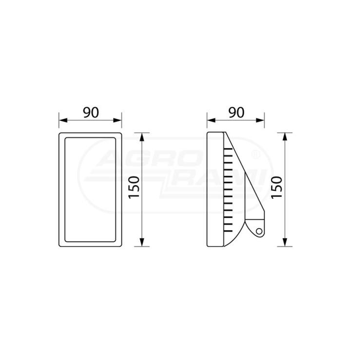 Lampa robocza pionowa LED RE33062, RE154908, 31636910, 3136900 HC CARGO