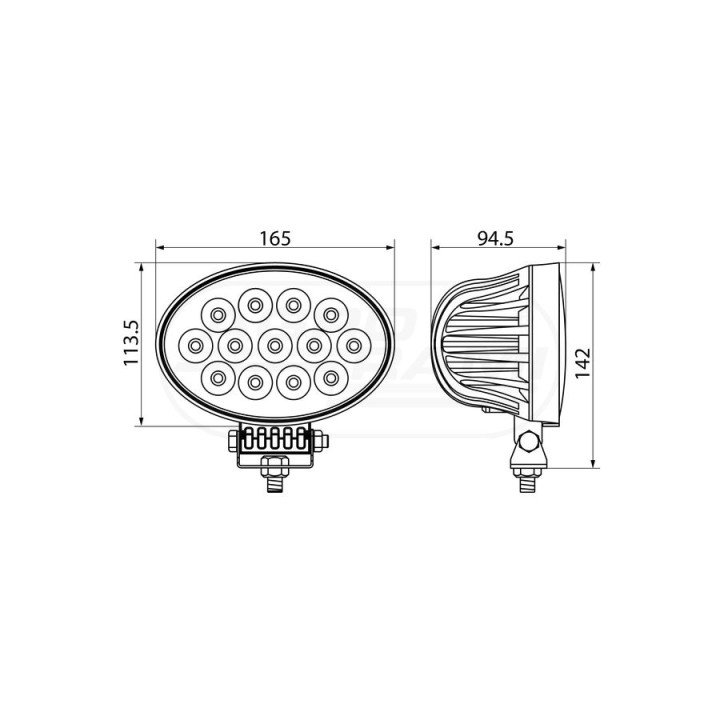 Lampa robocza LED HC-CARGO 172045 HC CARGO