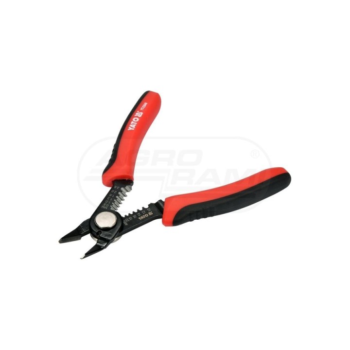Szczypce boczne precyzyjne z funkcją ściągania izolacji YATO 140 mm YT22640