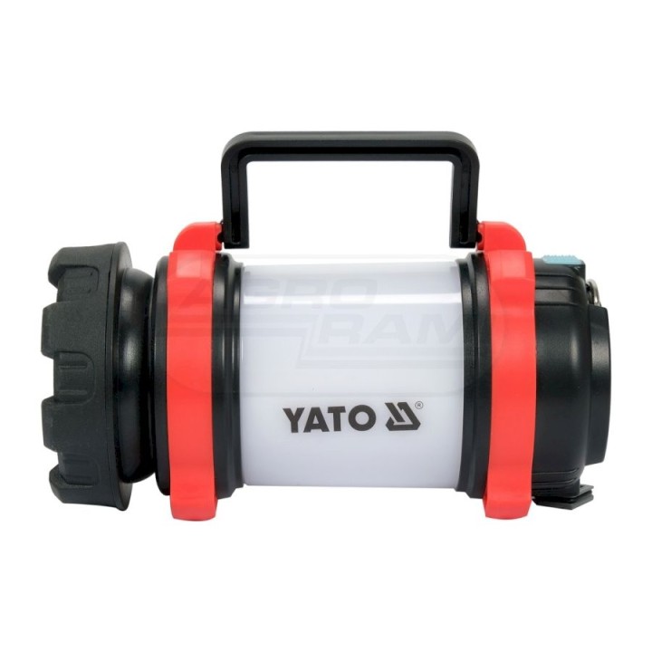 Szperacz wielofunkcyjny 3w1 380lm 6 trybów pracy CREE T6 + SMD LED, LI-ION YATO 45358V 3000 mAh YT08547
