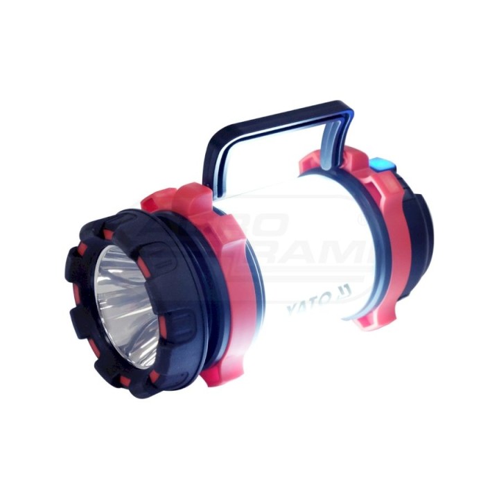 Szperacz wielofunkcyjny 3w1 380lm 6 trybów pracy CREE T6 + SMD LED, LI-ION YATO 45358V 3000 mAh YT08547