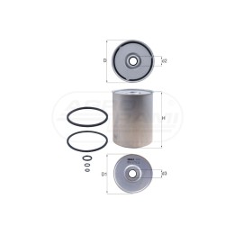 Filtr Paliwa V836339371, 26566602, 83686260 MAHLE | KNECHT FILTERS