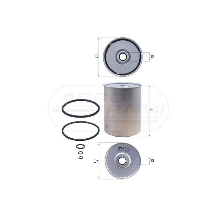 Filtr Paliwa V836339371, 26566602, 83686260 MAHLE | KNECHT FILTERS