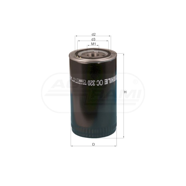 FILTR OLEJU Mahle | Knecht Filters LF-3349 47368538 , J937743 , 76192087, 86597476 MAHLE | KNECHT FILTERS
