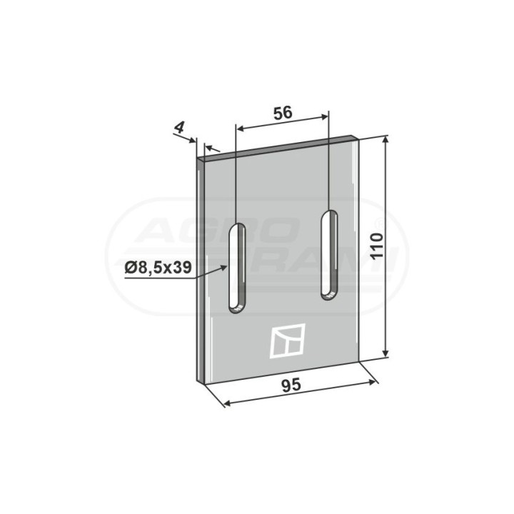 SKROBAK METALOWY DO WAŁU PACKERA 110X95 IND 26100667, 22036 INDUSTRIEHOF