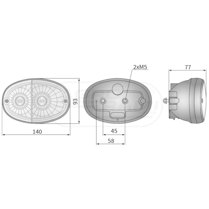 LAMPA PRZEDNIA LEWA WESEM AL171029, LT3.48463