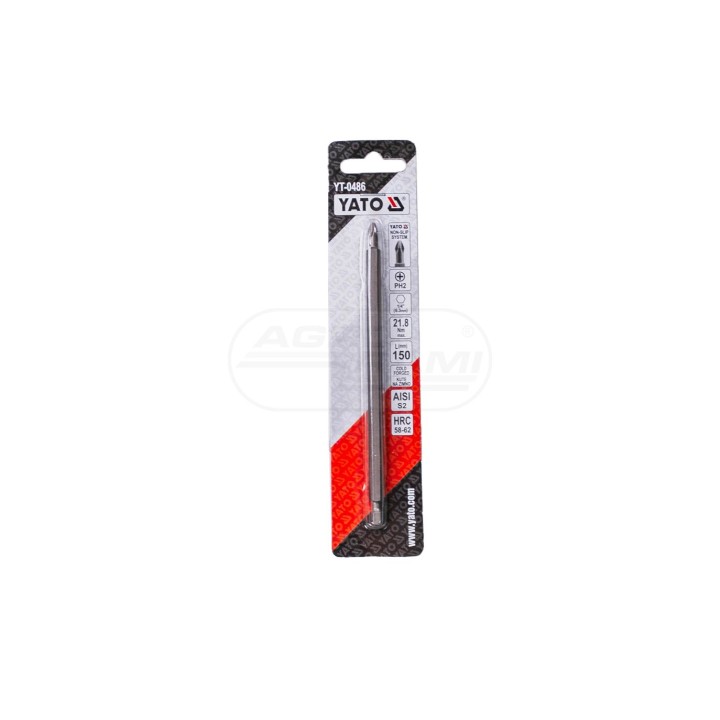 Końcówka wkrętakowa do wkrętarki YATO PH2x150 mm YT0486