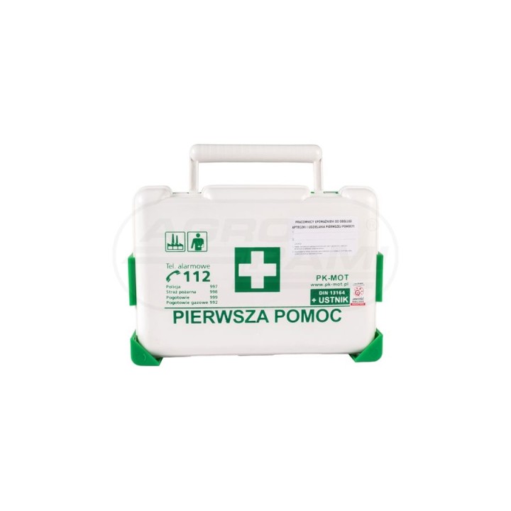 Apteczka przenośna BD Z WIESZAKIEM DIN13164 + APARAT