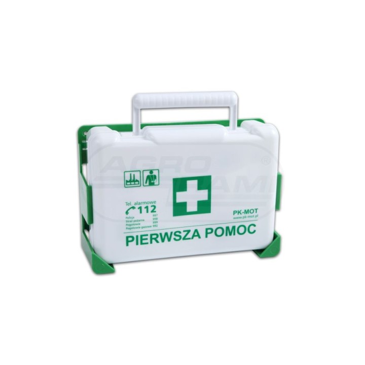Apteczka przenośna BD Z WIESZAKIEM DIN13164 + APARAT