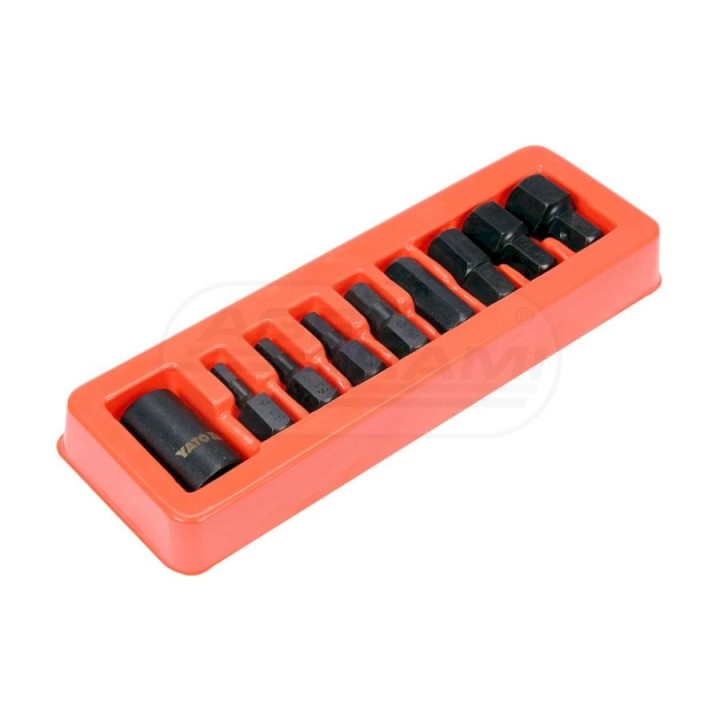 Komplet udarowych kluczy trzpieniowych HEX YATO 1/2" YT-10662