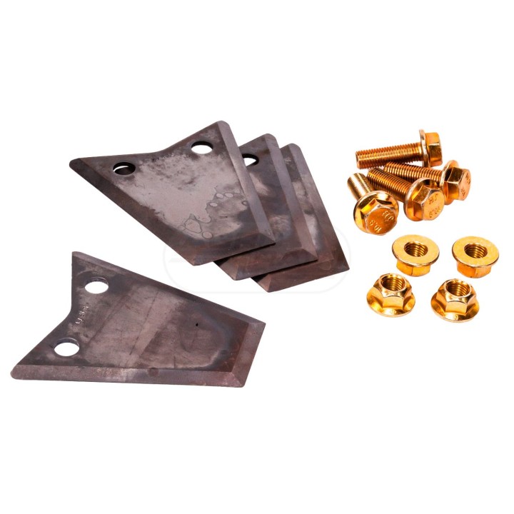 Zestaw 4 noży rozdrabniacza 91785655 CASE IH 91785655, 51635252, 51635253 Case IH