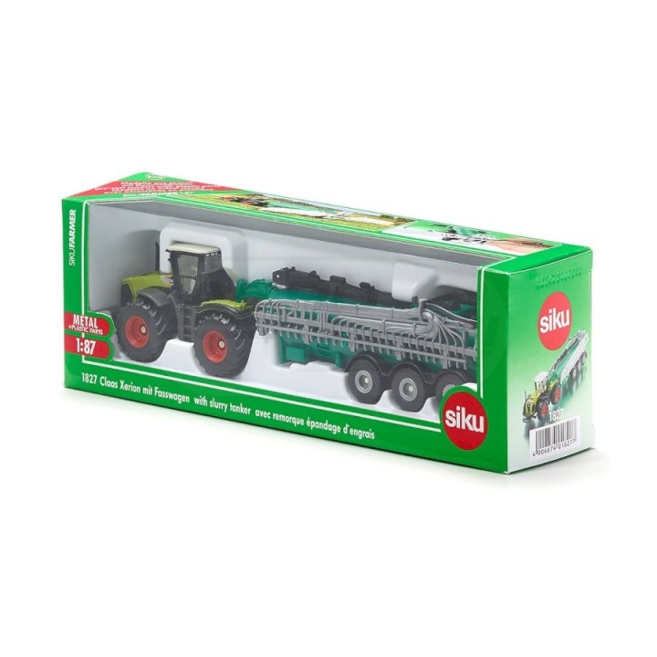Traktor Class Xerion z cysterną Siku S1827 SIKU