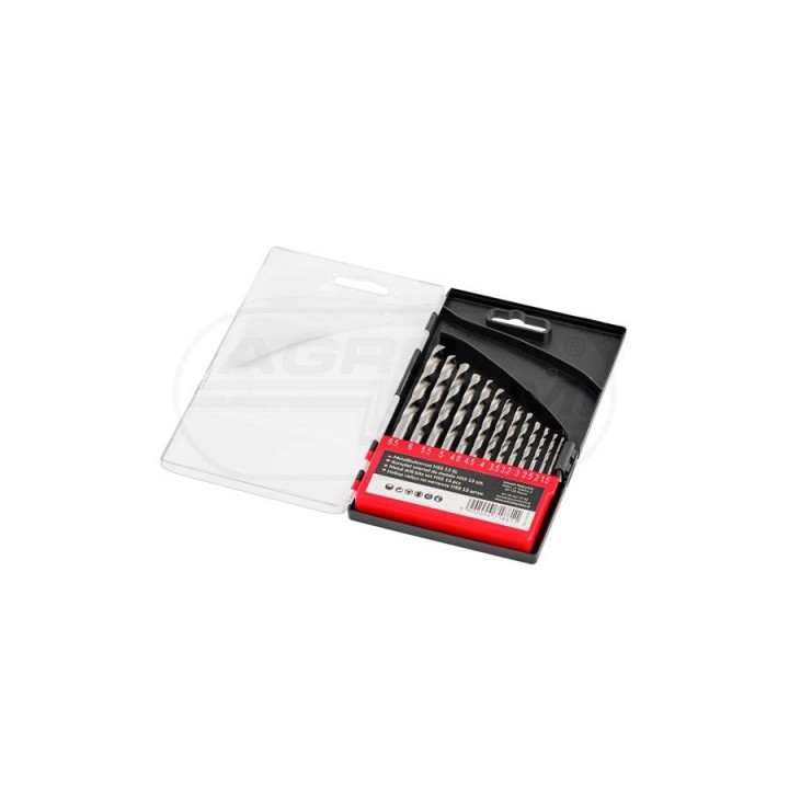 Komplet wierteł do metalu HSS 13 sztuk Schmith SQWM03 SCHMITH