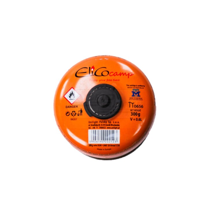 Gaz kampingowy 300ml. śrubowy 7/16 KLEL65300