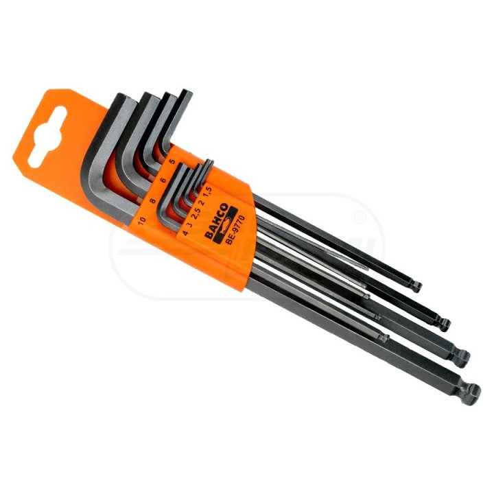 Zestaw kluczy imbusowych, 1,5-10 mm, BAHCO BE-9770