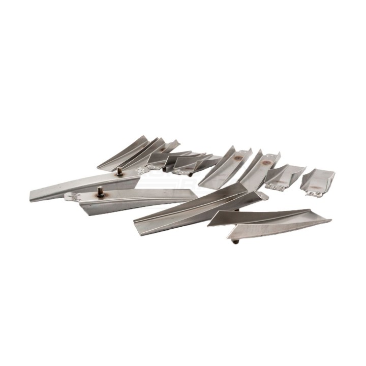 ZESTAW 12 ŁOPATEK WYSIEWAJĄCYCH INOX L=285MM ORYGINAŁ