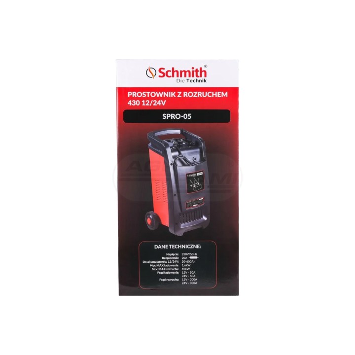 Prostownik z rozruchem 430 12/24V SPRO-05 SCHMITH