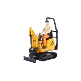 Minikoparka z figurką JCB BR62002 BRUDER
