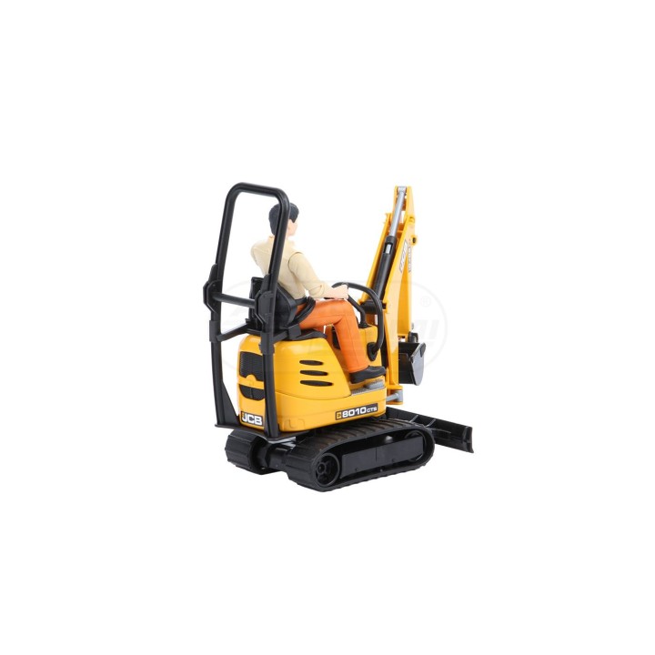 Minikoparka z figurką JCB BR62002 BRUDER