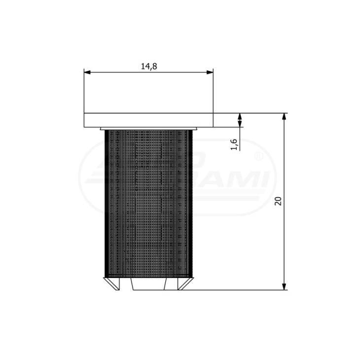 Sitko zielone MESH 100 PROLINE Agroplast 226365