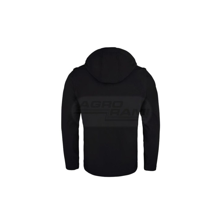 Kurtka softshell, czarna (unisex) z logotypem Case IH rozmiar L