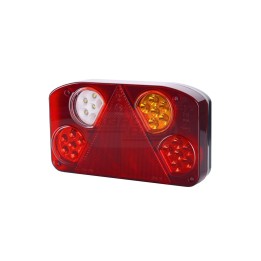 Lampa zespolona diodowa z trójkątem odblaskowym prawa rostaw śrub 152 mm LZD 844 HORPOL