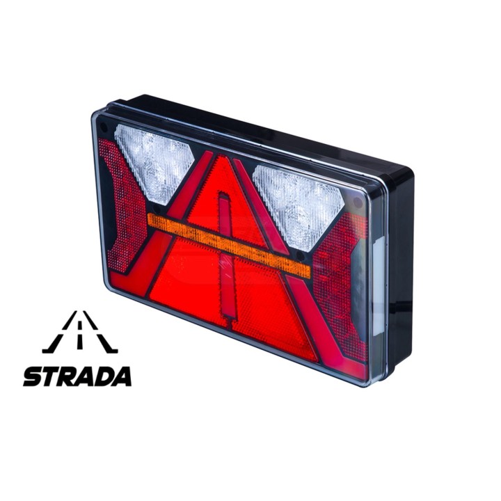 Lampa zespolona tylna diodowa z trójkątem odblaskowym 7 funkcyjna lewa LZD 2820 HORPOL