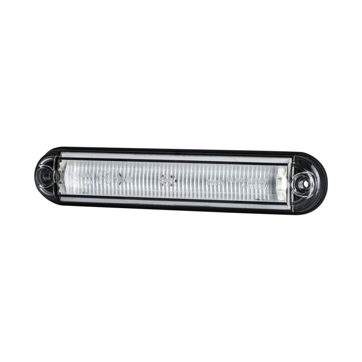 Lampa obrysowa typu slim ze swiatłowodem biała 12/24V LD 2332 HORPOL