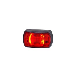 Lampa obrysowa diodowa krótka czerwona 12/24V LD2229 HORPOL