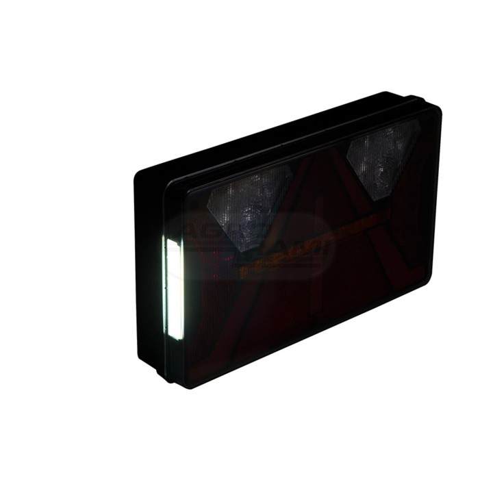 Lampa zespolona tylna diodowa z trójkatem odblaskowym 7 funkcyjna prawa LZD 2821 HORPOL