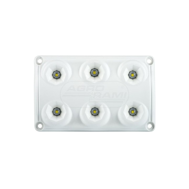 Lampa diodowa oświetlenia wnętrza prostokątna 12/24V LWD 2154 HORPOL