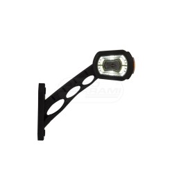 Lampa obrysowa diodowa trzyfunkcyjna na wysiegniku długim ukośna lewa 12/24V LDCC 2698 HORPOL