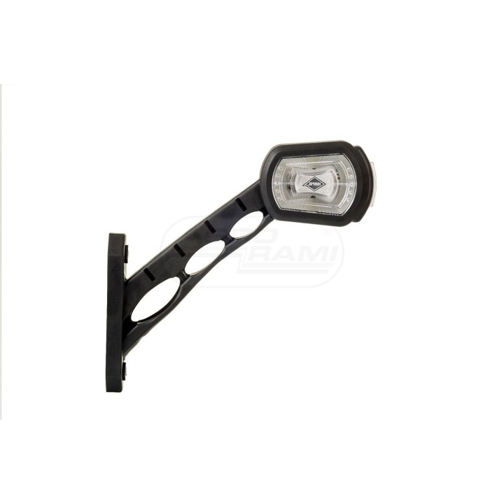 Lampa obrysowa diodowa trzyfunkcyjna na wysiegniku długim ukośna lewa 12/24V LDCC 2698 HORPOL