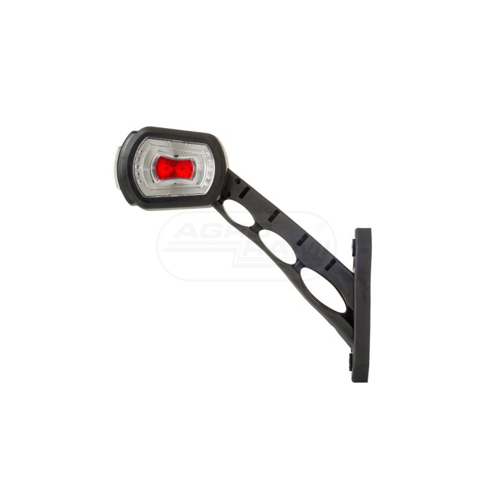 Lampa obrysowa diodowa trzyfunkcyjna na wysiegniku długim ukośna lewa 12/24V LDCC 2698 HORPOL