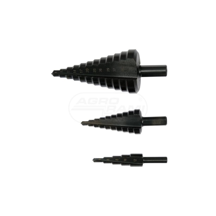 Zestaw wierteł stopniowych YATO 3 elementowy YT44732