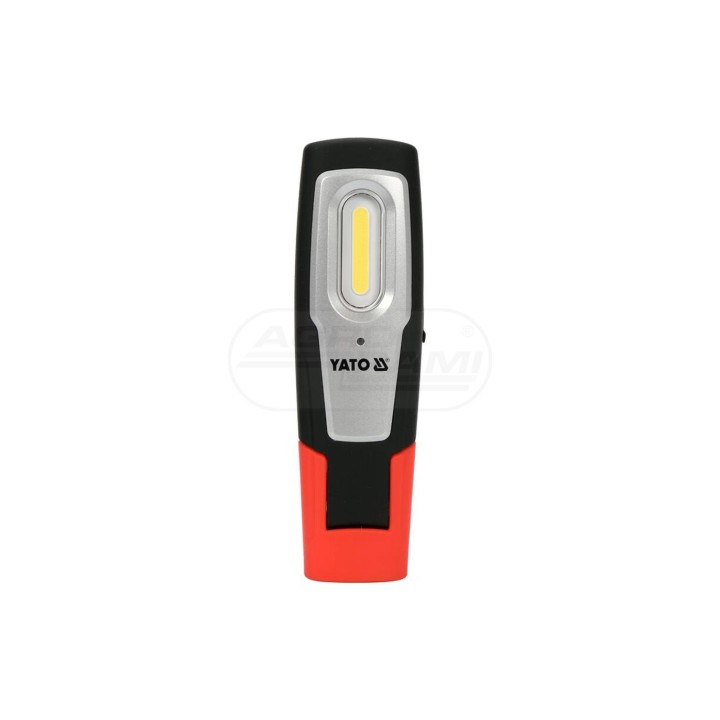 Lampa warsztatowa COB 600lm + 250lm LI-ION, IK07, IP54, CRI80 YATO 45358V 6W 2600 mAh YT-08558