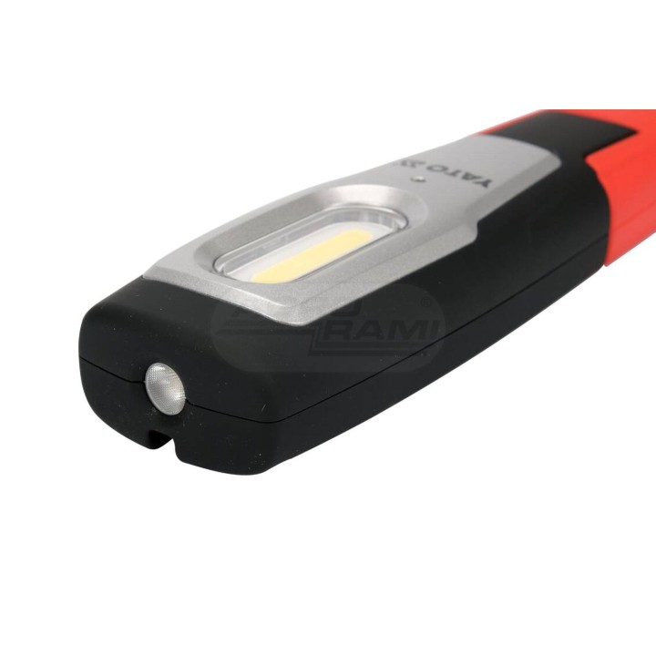 Lampa warsztatowa COB 600lm + 250lm LI-ION, IK07, IP54, CRI80 YATO 45358V 6W 2600 mAh YT-08558