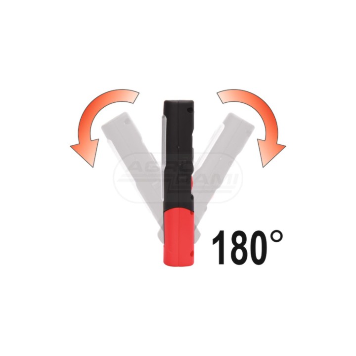 Lampa warsztatowa COB 600lm + 250lm LI-ION, IK07, IP54, CRI80 YATO 45358V 6W 2600 mAh YT-08558