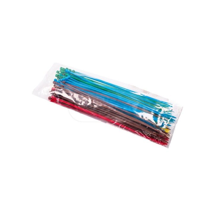 Opaska kablowa MIX 100szt 2,5X200MM