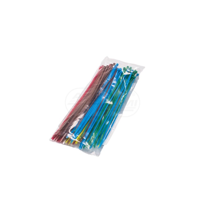 Opaska kablowa MIX 100szt 2,5X200MM