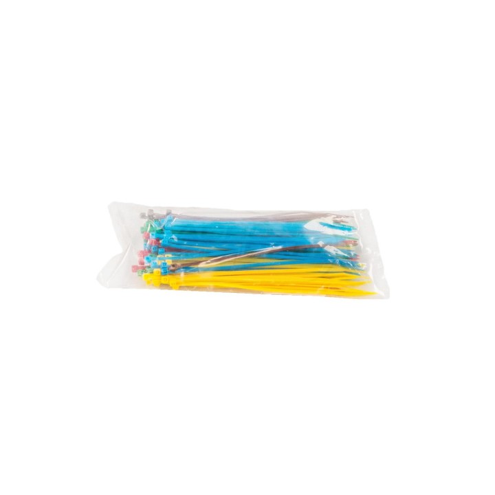 Opaska kablowa MIX 100szt 2,5X150MM
