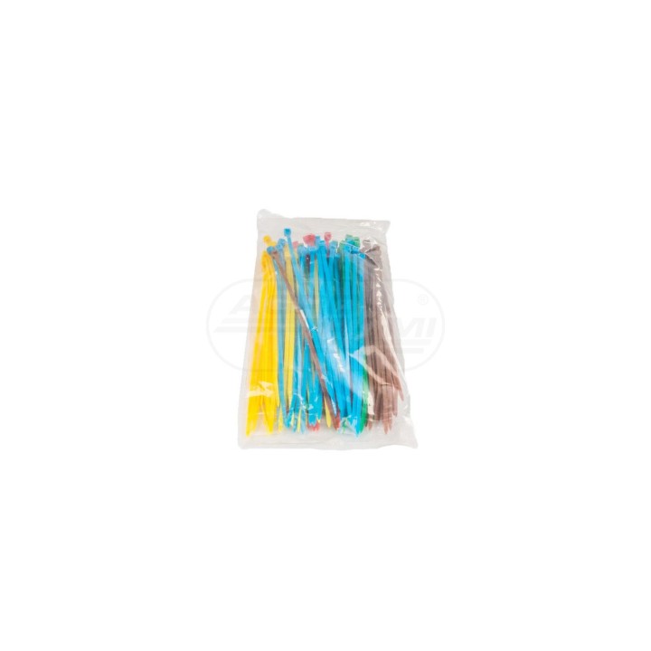 Opaska kablowa MIX 100szt 2,5X150MM