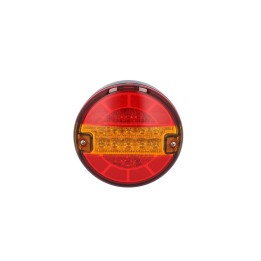 Lampa tylna okrągły, bez lampy tablicy rejestracyjnej 177125 febi