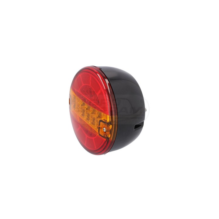 Lampa tylna okrągły, bez lampy tablicy rejestracyjnej 177125 febi