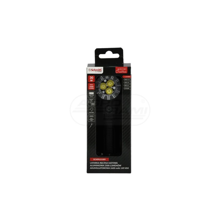 Latarka kątowa ALU 2500Lm AKU 2600mAh 149mm