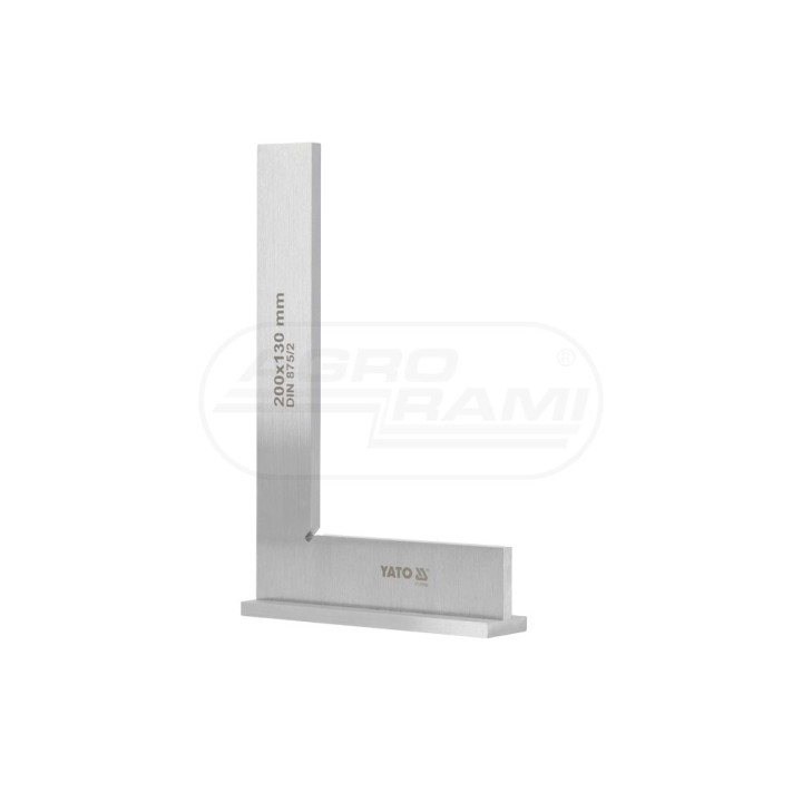 Kątownik ślusarski ze stopka 200x130mm