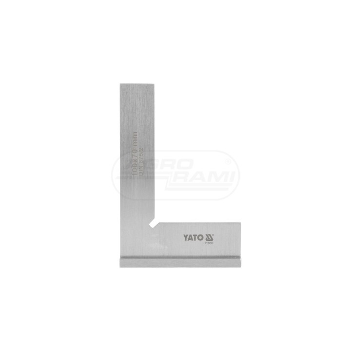 Kątownik ślusarski ze stopką 100x70mm