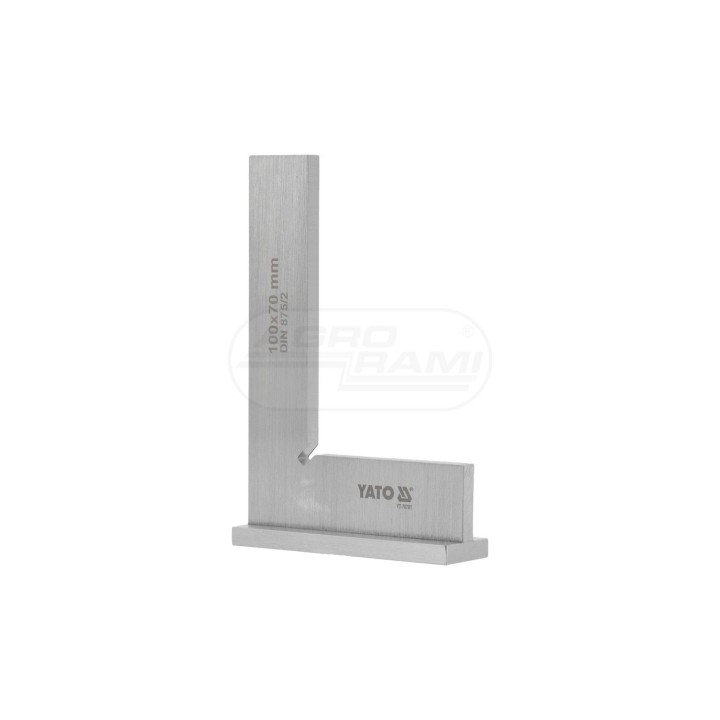 Kątownik ślusarski ze stopką 100x70mm